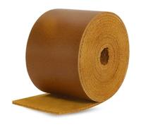 Wzxksoac Correas Planas 2 Pulgadas para Manualidades, Tiras Grano Superior 8 Pulgadas Tiras 2 mm Grosor para Manualidades Bricolaje Marrón