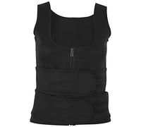 Wzxksoac Corsé de Entrenador de Cintura de Mujer Gancho de Cremallera Fajas Talladora de Doble Control Barriga Quema de Grasa Cintura Cincher XL