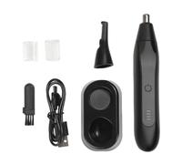 Wzxksoac Cortadora de Vello Nasal Eléctrica con Cuchilla de Acero Inoxidable Reemplazable, Potente Motor de 8000 RPM, Uso en Seco y Húmedo, Recargable por USB