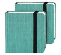 Wzxksoac Cuaderno de Acuarela, 12 X 12 cm, Paquete de 2, 24 Hojas Cada, Prensado en Caliente de Algodón, 300 G/M²/140 Lb, Material de Arte, D