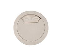 Wzxksoac Cubierta de Agujero de Cable de Computadora Tabla de 6cm Diametro De Plastico Gris