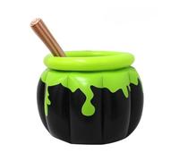 Wzxksoac Cubo de Hielo Inflable de Halloween, Bebida Fría, Cubo de Dulces para Mezclar con Brujas, Decoración de Halloween para Casa Embrujada, Bar.