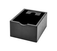 Wzxksoac Cubo para Posos de Café Italiano, ABS, para Máquinas de Café Domésticas, Color Negro