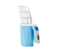 Wzxksoac Cuchara para para Gatos Integrada, Pala para Heces de, Suministros de Limpieza para Mascotas, Pala Grande para Limpiar la Caja de para Gatos,B