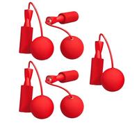 Wzxksoac Cuerda De Saltar InaláMbrica Ejercicio De Fitness Cuerda De Saltar para NiñOs Pelota con Peso InaláMbrica Cuerda De Saltar con Peso Roja
