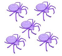 Wzxksoac de Araña de Halloween con Forma de Araña, de Dulces con Forma de Araña, Bandeja de Comida, Cesta para Envolver Dulces y Galletas.
