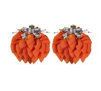 Wzxksoac De Calabaza De OtoñO Hecha A Mano, De Calabaza De Granja para Puerta De Entrada, De Calabaza De Arpillera, De Calabaza De OtoñO
