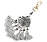 Wzxksoac De De La Bolso Casual De Moda para Mujer Colgante De Aleación De Coche Joyería Gris