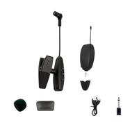 Wzxksoac de Micrófono Inalámbrico UHF 2.4G para Instrumentos: Conjunto Receptor y Transmisor para Saxofón