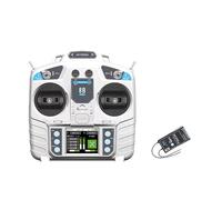 Wzxksoac de Radio Transmisor RC con Receptor MC8RE-V2 para Aviones RC, Helicópteros de ala Fija, Vehículos Aéreos No Tripulados, Automóviles, Barcos, Mano Izquierda
