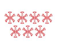 Wzxksoac de Silicona para Ciclismo Almohadilla Interior de Seis Garras Almohadilla para Portátil Transpirable Antipresión Equipo de Ciclismo Rojo