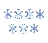 Wzxksoac de Silicona para Ciclismo, Almohadilla Interior de Seis Garras, Antipresión, Transpirable, Portátil, Almohadilla para, Equipo de Ciclismo, Azul