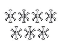 Wzxksoac de Silicona para Ciclismo, Almohadilla Interior de Seis Garras, Antipresión, Transpirable, Portátil, Almohadilla para, Equipo de Ciclismo Negro