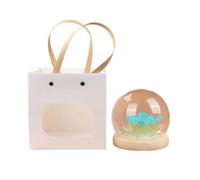 Wzxksoac de TulipáN Artificial Adornos de Luz LáMpara de Noche DIY Hecha una Mano LáMpara de Noche LED LáMpara de Mesa Decorativa para Dormitorio, Azul