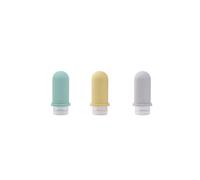 Wzxksoac de Viaje de Silicona Portátiles Contenedor de Líquido Embalaje Recargable Vacío Loción Champú Envase Crema Viaje 60 Ml A