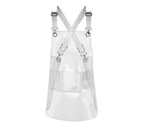 Wzxksoac Delantal de Peluquería para Cocina, Peluquero, para Mujer y Hombre, con Bolsillos, para Limpieza de Trabajo, Uniforme de Trabajo para Camareros, Restaurantes y Tiendas A