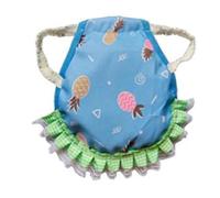 Wzxksoac Delantal para Silla de Gallina, Protección de Plumas, Fijador, Protector de Espalda, Delantal para Silla de Gallina, Doble Capa, Azul