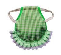 Wzxksoac Delantal para Silla de Gallina, Protección de Plumas, Fijador, Protector de Espalda, Delantal para Silla de Gallina, Doble Capa, Verde
