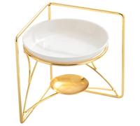 Wzxksoac Difusor de Aromaterapia con Forma de Libro Dorado, Quemador de Aceites Esenciales, Calentador de Fusión para Sala de Estar, Dormitorio U Oficina.