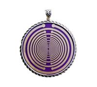 Wzxksoac Disco MWO Disco Lakhovsky Collar Colgante Disco Polarizador de Energía de Doble Cara MWO Despertar Autorreparación