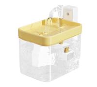 Wzxksoac Dispensador Automático de Agua Potable con Circulación, Fuente de Inducción Inalámbrica Desenchufable, Fuente de Agua Grande para Mascotas de 1,5 L B