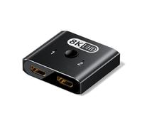 Wzxksoac Divisor Conmutador Bidireccional 2.0 de 8K, 2 en 1, Salida HD 8K A 60 Hz, Concentrador 2.0, Conmutador Manual