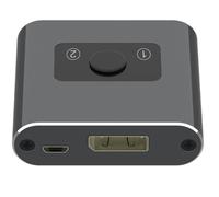 Wzxksoac Divisor/Conmutador Compatible con de 2 Puertos Bidireccionales 4K Ultra HD, 1 Entrada, 2 Salidas, 2 Entradas, 1 Salida