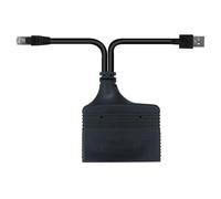 Wzxksoac Divisor Ethernet de 1 una 4 Gigabit Divisor RJ45 Divisor de Cable de Red Divisor de Red LAN de Alta Velocidad de 1000 Mbps Macho