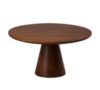 Wzxksoac Elegante Soporte de Madera para Tartas: de Exhibición de Postres con Base Alta para Tartas, Cupcakes y Pasteles, para Bodas