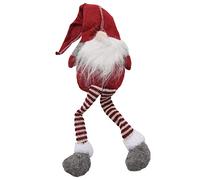 Wzxksoac Elfo De Patas Largas Sentado De Navidad Decoraciones De Navida Casa Fiesta Año Festival (Rojo)