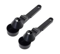 Wzxksoac Embudo para Cápsulas de Café Reutilizables, Cuchara Medidora con Embudo para Café Molido (2 Unidades)