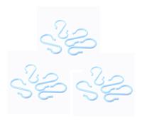 Wzxksoac En Forma de S Cuenco Sacador de Plastico Azul 12 Pzs