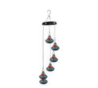 Wzxksoac Encantadores Comederos para Pájaros con Campanillas de Viento, Comederos para Pájaros con Campanillas de Viento para Ver, Comederos para Pájaros para Exteriores, SD-03