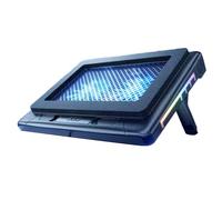 Wzxksoac Enfriador de Portátil V22 con Carga USB y Luz RGB para Portátiles Gaming de 13,3 A 17,3 Pulgadas. Refrigeración Ajustable en 7 Alturas.