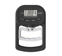 Wzxksoac Entrenador de Fuerza de Agarre con Dinamómetro de Mano: Comprobador Electrónico de Fuerza de Agarre de Mano, Fortalecedor de Agarre de 265 Libras/120 Kg, y Negro