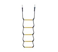 Wzxksoac Escalera de 5 Escalones para, Escalera Salvavidas, Colgador de Escalera de Cuerda, Hebilla de Escalera, Escalera de Cuerda, Accesorios para Kayak y de Pesca.