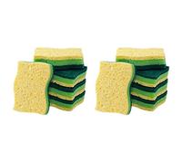 Wzxksoac Esponjas de Cocina para El Hogar de Celulosa Que No Rayan, 10 Paquetes de Esponja de Platos, Esponja Fregadora de Platos Multiusos para El Hogar
