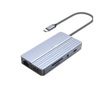 Wzxksoac Estación de Acoplamiento 10 en 1 Teléfono Móvil Computadora Portátil Consola de Juegos Steam Convertidor de Alta Definición Hdtv4k