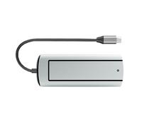 Wzxksoac EstacióN De Acoplamiento 6 En 1 PD & USB 3.0 X 3, Compatible con & Ranura para SSD, Cargador RáPido para Computadora PortáTil