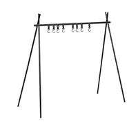 Wzxksoac Estante de Almacenamiento Plegable para Acampar, Portátil, de Aleación de Aluminio, Triangular, para Picnic, Barbacoa, Equipo de Camping Fresco, L