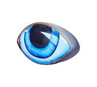 Wzxksoac Estatua de Ojo, Figuritas de Ojo de la Suerte, Decoración, Artesanías de Cerámica, Decoración de Escritorio, Regalos A