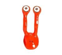 Wzxksoac Estatuas Creativas de Caracol, Accesorios para Estatuas de JardíN de Hadas con Ojo de EspíA, DecoracióN Divertida para JardíN, Arte de Patio, Rojo C