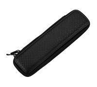 Wzxksoac Estuche de LáPiz de Punto Negro Retro Estuche de LáPiz Estuche de CosméTicos Bolso de Maquillaje de Bolsillo