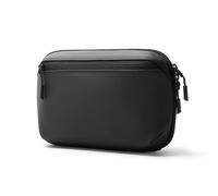 Wzxksoac Estuche Organizador Multicapa Impermeable para Dispositivos Tecnológicos, Bolsa Portátil para Guardar Cables de Datos y Cargadores USB, Color Negro.