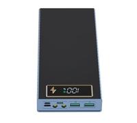 Wzxksoac Estuche para Banco de Energía Inalámbrico de Carga Rápida, Desmontable, Carcasa DIY, 8 X 18650, Caja de Almacenamiento de Baterías Sin Soldadura, Sin Batería PD.