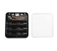 Wzxksoac Estuche para Cargador Móvil DIY, Carga Rápida de 5 V 2 A, Pantalla Digital LED, Indicador de Electricidad y Función de Linterna.