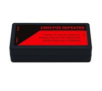 Wzxksoac Extensor PoE de 1 A 2 Puertos, 100 Mbps, para Puerto IP, con Transmisión Máxima de 100 M, para NVR, Cámara IP, Punto de Acceso IP.