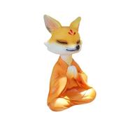 Wzxksoac Figuras de Colas, Decoración Estética para Dormitorio, Jardín, Figuras y Miniaturas, Manualidades Sencillas y Bonitas para el Hogar, Color Amarillo.