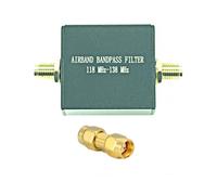 Wzxksoac Filtro de Paso de Banda Aérea de 118 MHz A 138 MHz (BPF) para RX