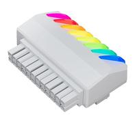 Wzxksoac Fuente de Alimentación DIY Placa Base de 90 Grados Adaptador de 24 ARGB Fuente de Alimentación en Ángulo Recto Conector de Dirección